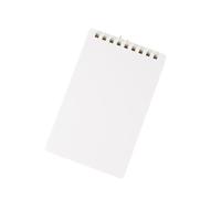 WEOKDFHA Cahier À Spirale Carnet de poche A7, mini mémo portable, simple, petit bloc-notes, spirale, livret, papeterie bureau(White)
