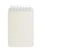 WEOKDFHA Cahier À Spirale Mini carnet de notes A7, portable, poche, simple, petit, à spirale, for papeterie bureau(Grid)
