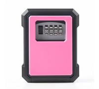 WEOKDFHA Coffre À Clés Boîte de Verrouillage à clé Murale avec Mot Passe 4 Chiffres, en métal et Plastique, Organisateur Code sécurité, Coffre-Fort Secret Stockage clés Domicile(Style 9)