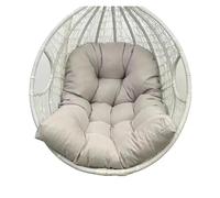 WEOKDFHA Coussin pour Fauteuil Suspendu Coussin de balançoire Domestique, Panier Suspendu, Berceau Chaise Suspendue, Coussin siège Simple, Dossier(Grey)