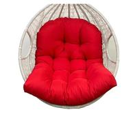 WEOKDFHA Coussin pour Fauteuil Suspendu Coussin de balançoire Domestique, Panier Suspendu, Berceau Chaise Suspendue, Coussin siège Simple, Dossier(Red)