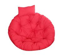 WEOKDFHA Coussin pour Fauteuil Suspendu Coussin de Chaise Papasan épais et Confortable, Coussin Suspendue, hamac, balançoire, inclinable for intérieur 100 x cm(Big Red,115CM)