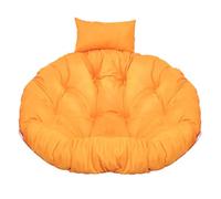 WEOKDFHA Coussin pour Fauteuil Suspendu Coussin de Chaise Papasan épais et Confortable, Coussin Suspendue, hamac, balançoire, inclinable for intérieur 100 x cm(Yellow,110CM)