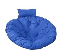 WEOKDFHA Coussin pour Fauteuil Suspendu Coussin de Chaise Papasan épais et Confortable, Coussin Suspendue, hamac, balançoire, inclinable for intérieur 100 x cm(Dark Blue,110CM)