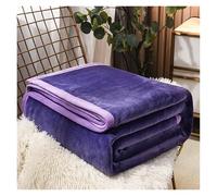 WEOKDFHA Couverture en Flanelle Couvertures Confortables et douillettes for canapé-lit, Couverture Chaude, Douce, Couleur Unie, en Flanelle, Couvre-lit pour Le Lit(Color-05,90x100cm(36x39inch))