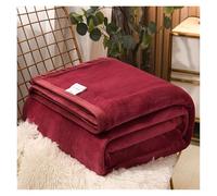 WEOKDFHA Couverture en Flanelle Couvertures Confortables et douillettes for canapé-lit, Couverture Chaude, Douce, Couleur Unie, en Flanelle, Couvre-lit pour Le Lit(6,150x200cm(59x79inch))