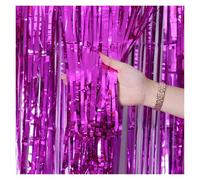 WEOKDFHA Fond À Franges Rideau à Franges en Aluminium, décoration de Fond fête, Mariage, Paillettes, Mur d'arrière-Plan for Photo d'enterrement Vie Jeune Fille(Color 10,1m Wide and 3.0 m Long)