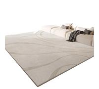 WEOKDFHA Grand Tapis Salon décoration Tapis Grande Surface de Sol Maison Chambre Chevet Doux Couleur crème vestiaire en Peluche(2,Custom Contact us)