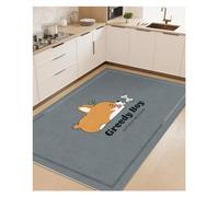 WEOKDFHA Grand Tapis Tapis de Cuisine en PVC résistant à l'huile, Dessin animé Mignon, Moderne, Balcon, Porche, entrée, antidérapant, décoration Simple Salon, Grande Surface(12,Coustom Contact us)