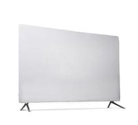 WEOKDFHA Housse De Télévision Anti-Poussière 43 "49" 55" la télé Couvercle de poussière tissu élastique doux Type penderie Étui anti-poussoir résistant aux rayures anti-rayures(Grey,49inch)