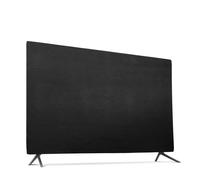 WEOKDFHA Housse De Télévision Anti-Poussière 43 "49" 55" la télé Couvercle de poussière tissu élastique doux Type penderie Étui anti-poussoir résistant aux rayures anti-rayures(Black,49inch)