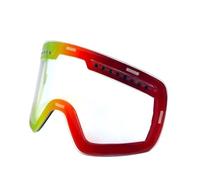 WEOKDFHA Lunettes d'hiver Lunettes de Ski avec lentille polarisée Double Couche magnétique, Anti-buée, for Snowboard, for Hommes et Femmes, étui à Lunettes pour Hommes Et Femmes(Red2 Lens Only)