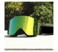 WEOKDFHA Lunettes d'hiver Lunettes de Ski magnétique Double Couche lentille Aimant Anti-buée Snowboard Hommes Lunettes Oculos pour Hommes Et Femmes(Frame and Lens 15)