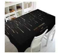 WEOKDFHA Nappe de Noël Nappe Anti-Taches de Joyeux noël, cheminée Salon, décoration du Nouvel an, Tapis Pique-Nique en Plein air, Cadeau Vacances(6,85x85cm33x33inch)