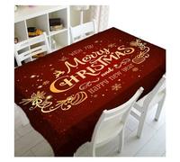 WEOKDFHA Nappe de Noël Nappe Anti-Taches de Joyeux noël, cheminée Salon, décoration du Nouvel an, Tapis Pique-Nique en Plein air, Cadeau Vacances(1,140x180cm55x70inch)