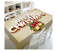WEOKDFHA Nappe de Noël Nappe Anti-Taches de Joyeux noël, cheminée Salon, décoration du Nouvel an, Tapis Pique-Nique en Plein air, Cadeau Vacances(3,40x70cm15x27inch)