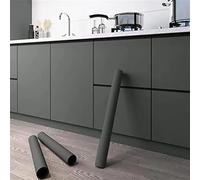 WEOKDFHA Papier Peint Pour Salon Papier peint auto-adhésif imperméable à l'huile, décor de cuisine, autocollants muraux en rouleau, décoration maison, salon(Dark Grey Skin,60cmX5m)