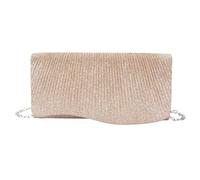 WEOKDFHA Pochette De Soirée Pochette de jour à paillettes for femme, sac main argenté brillant, petit portefeuille long avec chaîne pour Les Mariages(COLOR 4)