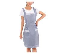 WEOKDFHA Tablier Femme 1 tablier avec poches - Peut être essuyé manuellement for maintenir la propreté et protection pendant cuisson(Color 3)