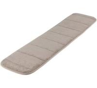 WEOKDFHA Tapis De Souris Ergonomique Tapis de Clavier en Coton à mémoire Forme, Doux, Absorbant la Transpiration, antidérapant, for Ordinateur, Poignet, coude, for Bureau(Light Khaki)