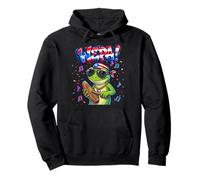 Wepa Coqui Frog Puerto Rico Flag Güiro Music Sweat à Capuche