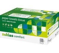 WEPA Essuie-mains en papier Comfort 277200 25x23cm 2lg ws 3.200 feuilles/paquet (277200)
