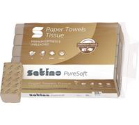 Wepa Papier essuie-mains Satino PureSoft 277540 2 couches beige clair L230xl2...