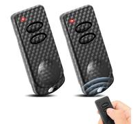 Wepai 433,92MHz Telecommande Compatible avec TAU,Télécommande Porte de Garage pour TAU N250T-4RP, 250K-SLIMR,250K-SLIMRP,Rolling Code Bip Portail Porte De Garage,Lot de 2