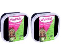 WePAM - PFWBLK-145 - Pâte de modelage - Noir - 145 g (Lot de 2)