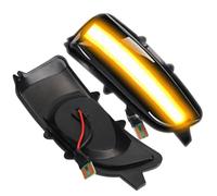 WEPARTICULAR Clignotant dynamique à LED compatible for Volvo C30 C70 S40 S60 V40 V50 V70 2008-2010, lampe séquentielle de rétroviseur latéral, pack d'indicateurs pour 2