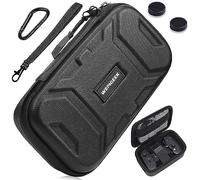 WEPIGEEK Étui pour Manette Portable Backbone One/PlayStation Edition, Sac de Transport Rigide, Sangle Solide, Doublure Douce, avec Poches pour Accessoires, Noir