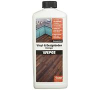 Wepos Nettoyant pour Sols en Vinyle & PVC - 1L Concentré I Élimine Saleté, Résidus de Cire, Graisse et Huile pour Préserver l’Éclat Naturel