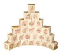 Weppduk Boîtes de compte à rebours de Noël - Boîtes en carton avec chiffres de Noël - Boîtes à friandises de l'Avent de Noël pour 24 jours - Boîtes à bonbons en carton pour enfants
