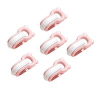 Weppduk Clips pour lingettes, pinces à linge - Clip pour drap de lit antidérapant de 6 pièces, porte-drap avec ours de dessins animés, clips de housse de couette, serre-feuilles pour coussins canapé,