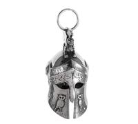 Weppduk Clochette Moto Skull Ride- Bell Acier Inoxydable Argent| Biker Gremlin| Porte-Bonheur Motard Biker Triker Pour Les Accessoires De Moto, Les Motards, Les Cyclistes, Les Scooters Élec