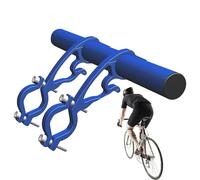 Weppduk Extension de guidon pour scooter, support super long - Accessoires de guidon légers en d'aluminium pour phares, lampe lumineuse