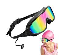 Weppduk Lunettes de natation pour adultes, lunettes de natation pour femmes | Lunettes anti-buée | Lunettes de natation larges à 180 degrés pour homme, lunettes d'eau pour adultes, lunettes de