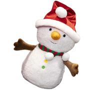 Weppduk Peluche Pain D'épice - Pratique Coussin en Forme de Noël Cookie Peluche - Coussin en Peluche Créative Pain D'épice Mignon Coussin Pain D'épice Coussin Pain D'épice pour Lit Canapé Noël