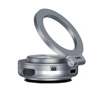 Weppduk Support de téléphone magnétique à ventouse - Support de téléphone magnétique rotatif - Support de téléphone portable pliable à 270° - Support de téléphone intelligent et fournitures de voiture