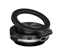 Weppduk Support de téléphone magnétique à ventouse - Support de téléphone magnétique rotatif - Support de téléphone portable pliable à 270° - Support de téléphone intelligent et fournitures de voiture