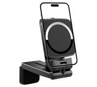 Weppduk Support de téléphone magnétique de voyage - Support de téléphone portable pour bureau - Rotation à 360 degrés, support de téléphone pour voyage et accessoires de voyage, valise d'avion