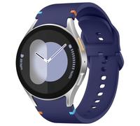 Wepro Bracelet Compatible avec Samsung Galaxy Watch 7, pour Galaxy Watch 7/6/5/5 pro/4/FE 40mm 44mm, Galaxy Watch 6 Classic 47mm, No Gap Sport Bande de remplacement, Bleu foncé