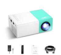 wepvo Mini Portable Projecteur de Cinéma Extérieur, Projecteur Vidéo LED Pico pour Le Cinéma à Domicile, Vidéoprojecteur Compatible avec Un Smartphone/Une Tablette/Un Ordinateur Portable/Une clé TV