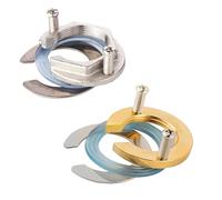 WeqeYent Lot de 2 (10 pièces) d'écrous de fixation de robinet à trou unique pour robinets d'eau chaude et froide dans les lavabos de cuisine et de salle de bain