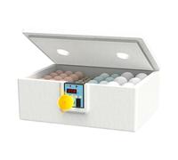 Weqizuerqi 43.5x32x15cm Incubateur D'oeufs De Poule Couveuse Oeuf Automatique 42 Oeufs Couveuse À Poulet Intelligente Contrôle De La Température Modes D'incubation Automatiques