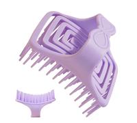 Weqizuerqi Brosse de lavage pour cheveux - Brosse de shampooing exfoliant et de massage du cuir chevelu - Soin du corps doux et exfoliant pour les couples, la famille et les amis - Pour une