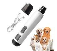 Weqizuerqi Broyeur à ongles pour animaux de compagnie, outil de toilettage pour pattes | Grinder électrique à 5 vitesses silencieuses et rechargeables pour chiots de grande et moyenne taille