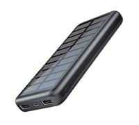 Weqizuerqi Chargeur portable, 10 000 mAh, chargeur solaire pour téléphone portable | Banque de charge portable fine pour randonnée, festival, plage, avion, randonnée, pêche, université
