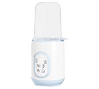 Weqizuerqi Chauffe-biberon de voyage en acier inoxydable 27 x 12 x 12,3 cm Contrôle intelligent de la température et arrêt automatique pour lait maternel et aliments pour bébé