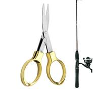 Weqizuerqi Ciseaux portables, ciseaux pliants, coupe-chaîne d'aiguille portable | Sécurité légère Outil de coupe rétractable pour les hôpitaux, artisanat, cuisine en plein air, voyage de préparation